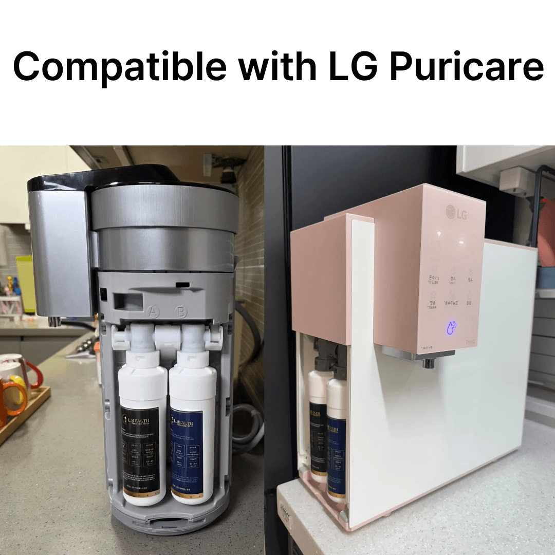 L.Health LG Puricare Purifier Compatible Water Filter 1Year Set