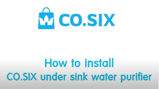 How to install (CO.SIX Korea Magic Plus Premium Water Filter System)