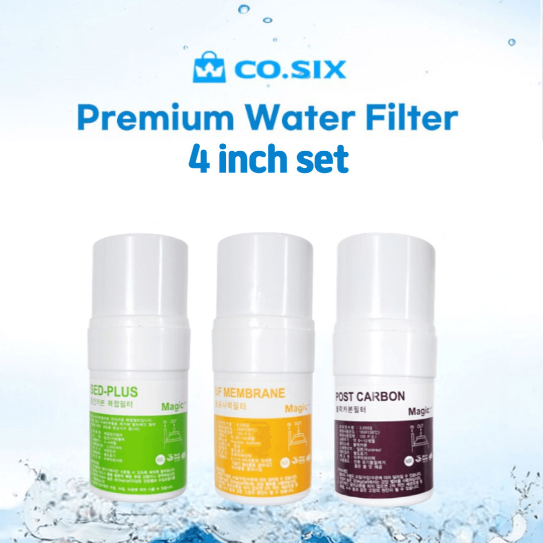 CO.SIX Magic Plus Water 4 inch Filter  Dispenser, Purifier, Tap System