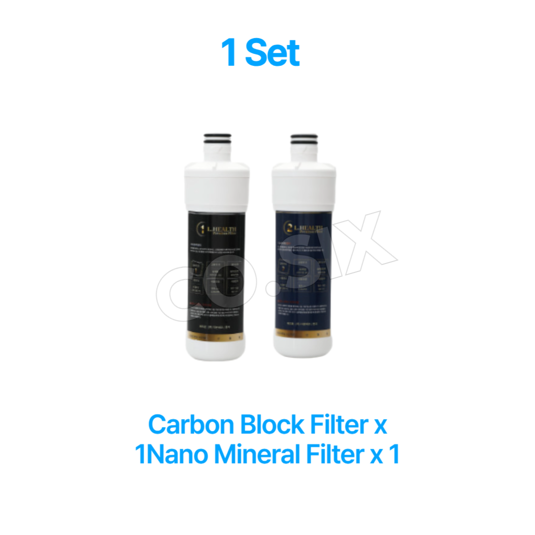 L.Health LG Puricare Purifier Compatible Water Filter 1Year Set