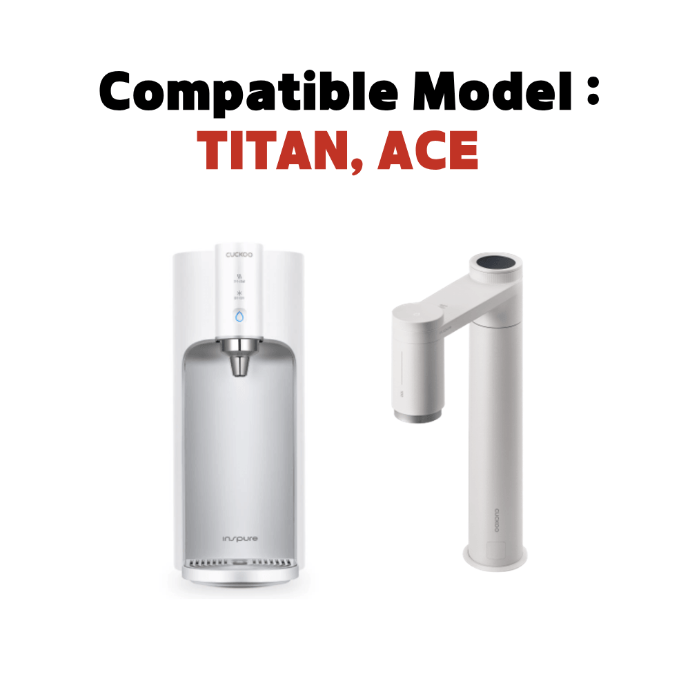 CO.SIX Water Filter Compatible with CUCKOO TITAN, KIUT, GRLAMOUR, MARVEL, GRANDE / 100% Compatible