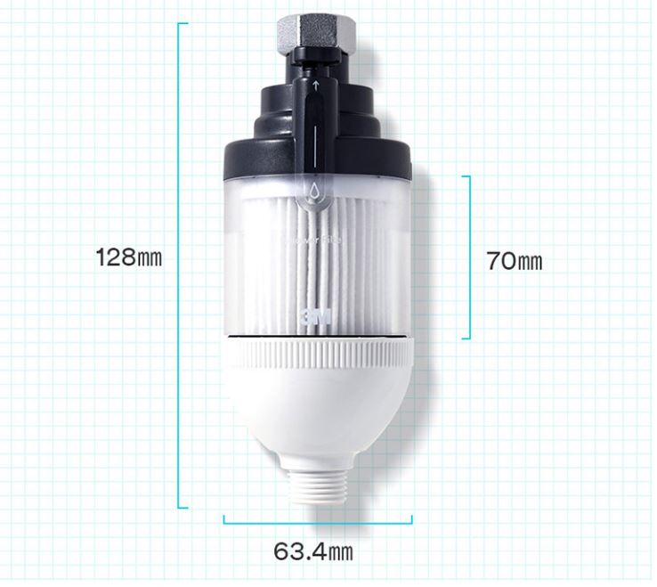 3M Premium Shower Refill Filter 3pcs