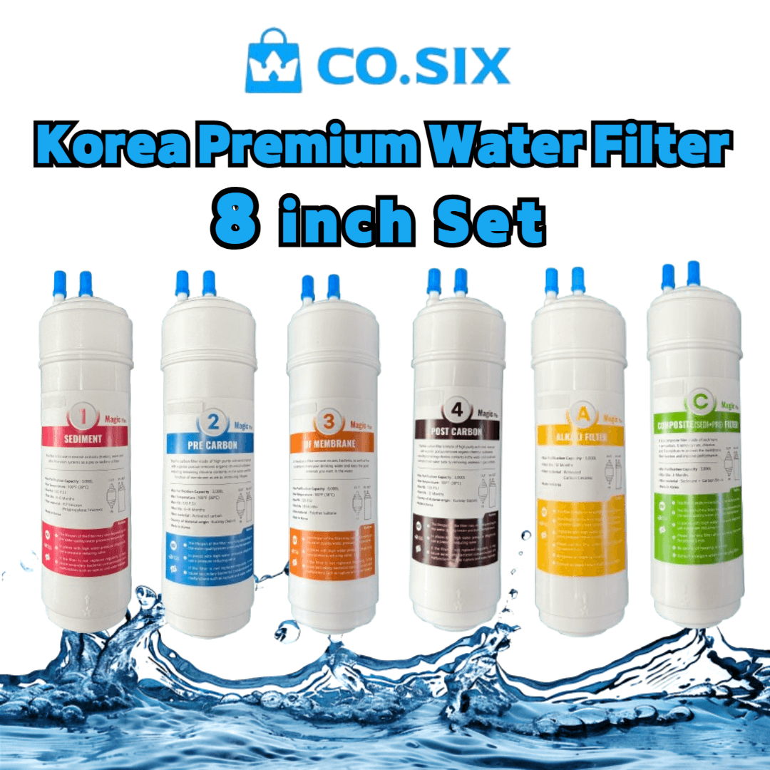 CO.SIX Magic Plus Water Filter 8inch Set