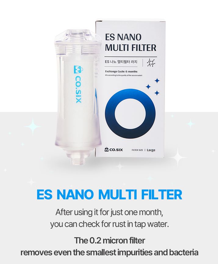 CO.SIX ES Nano Multi Shower Filter Big Size(Large, Bulk)/ 6 Months (Replacement Period)