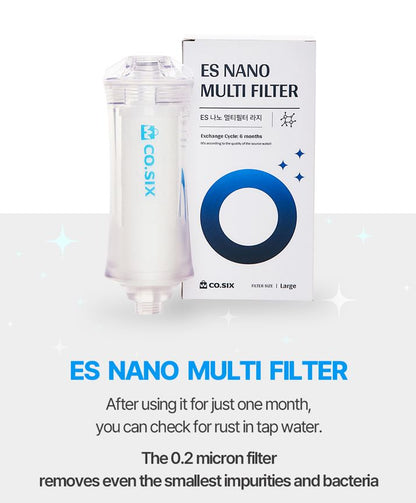 CO.SIX ES Nano Multi Shower Filter Big Size(Large, Bulk)/ 6 Months (Replacement Period)