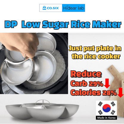 CO.SIX DP Low Sugar Rice Maker/ Low Carbs, Sugar Rice / Remove Starch / For 1.2~3L Rice cooker