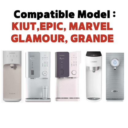 CO.SIX Water Filter Compatible with CUCKOO TITAN, KIUT, GRLAMOUR, MARVEL, GRANDE / 100% Compatible