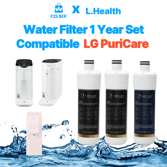 L.Health LG Puricare Purifier Compatible Water Filter 1Year Set