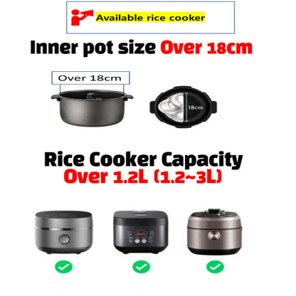 CO.SIX DP Low Sugar Rice Maker/ Low Carbs, Sugar Rice / Remove Starch / For 1.2~3L Rice cooker